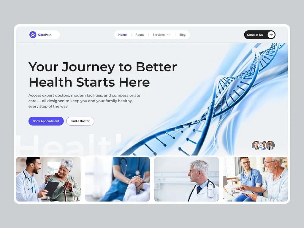 Multi-Specialty Clinic Website — Salem website design