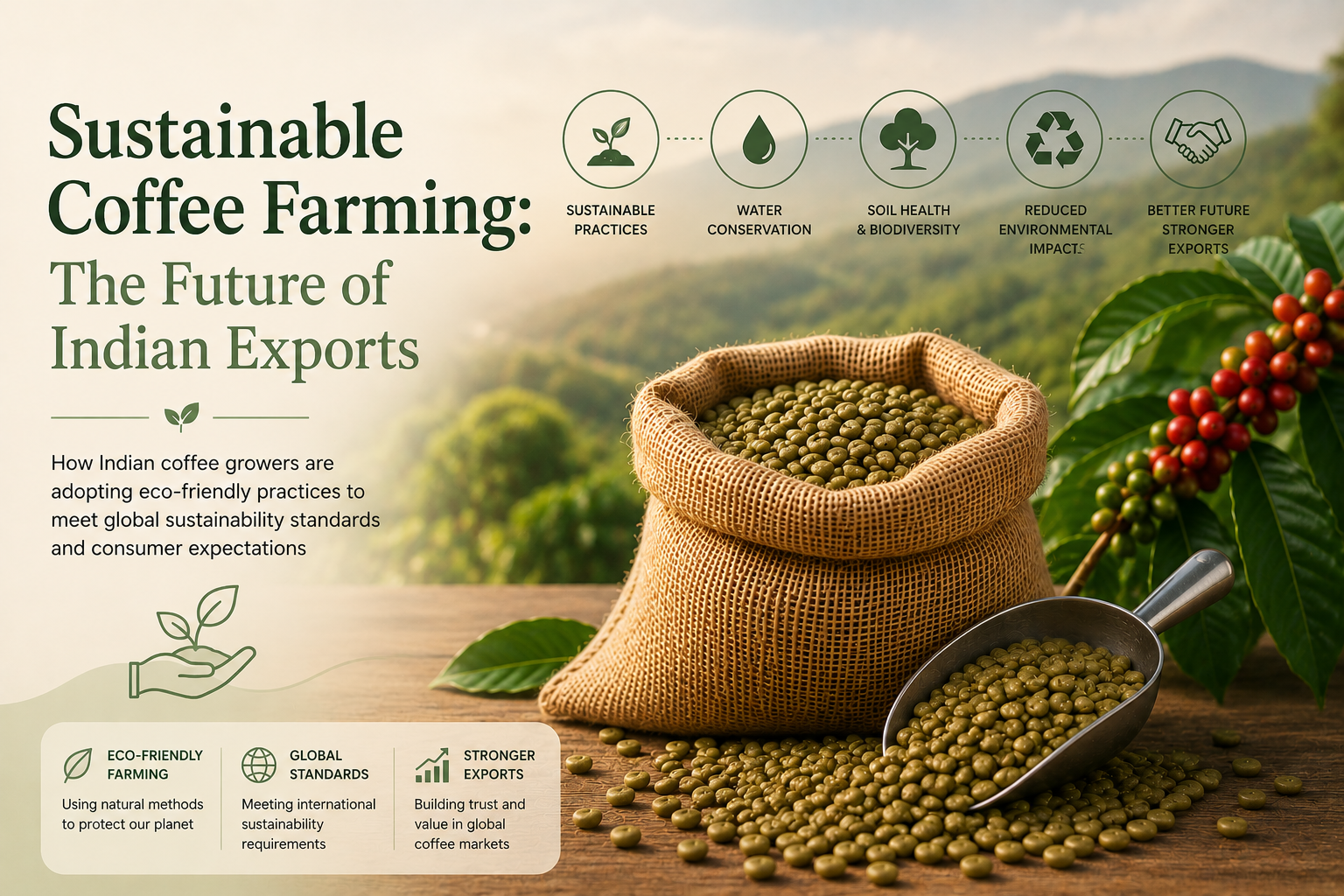 Sustainable Coffee Farming: The Future of Indian Exports