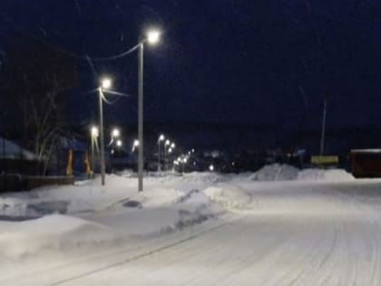 После модернизации в Зюзельском успешно запущено уличное освещение