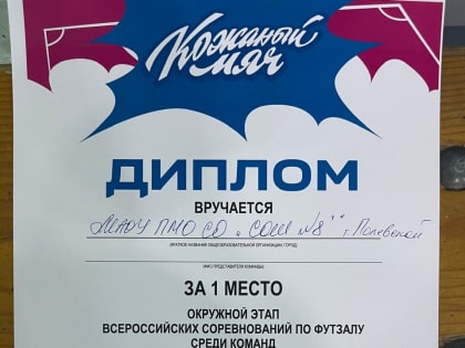 Футболисты школы № 8 – чемпионы ЗУО.