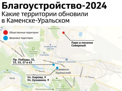 Итоги благоустройства Каменска-Уральского за 2024 год