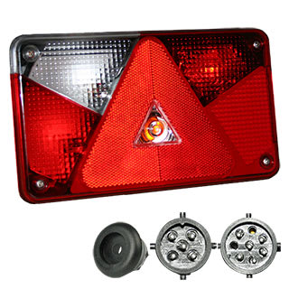 Feu Arrière Gauche LED Multipoint V Aspöck – Haute Visibilité Et Longue Durée De Vie