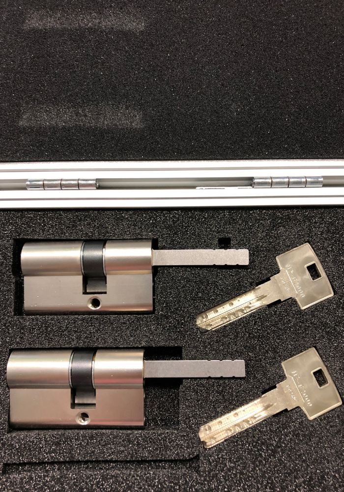 The cylinders where LockGuard is attached on