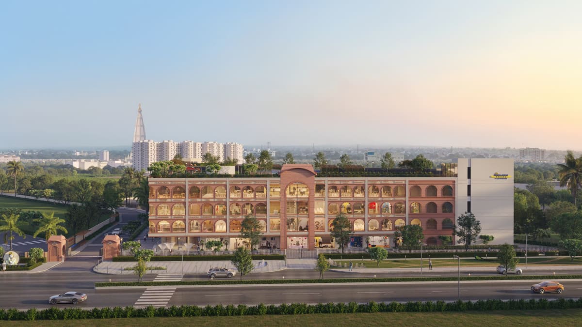 Krishna Bhumi Arcade Street Front View