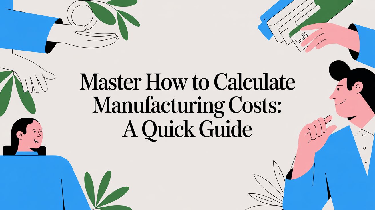 Master how to calculate manufacturing costs: A Quick Guide