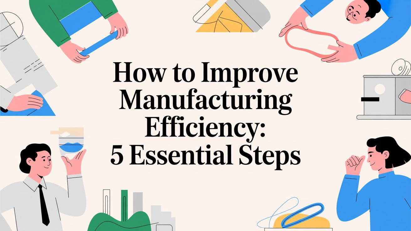 how to improve manufacturing efficiency: 5 essential steps