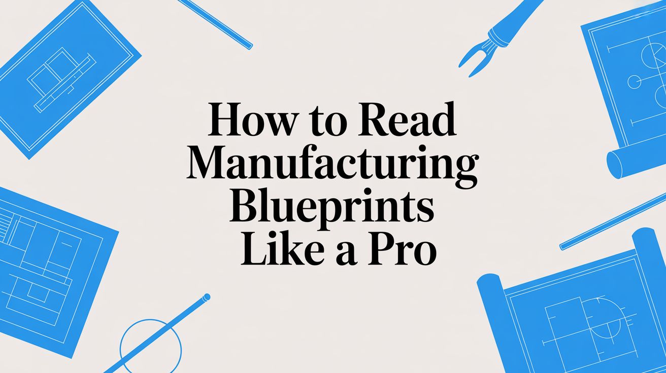 How to Read Manufacturing Blueprints Like a Pro
