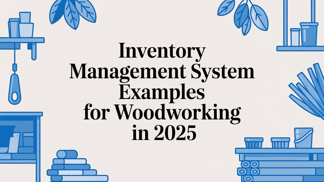 Inventory management system examples for Woodworking in 2025