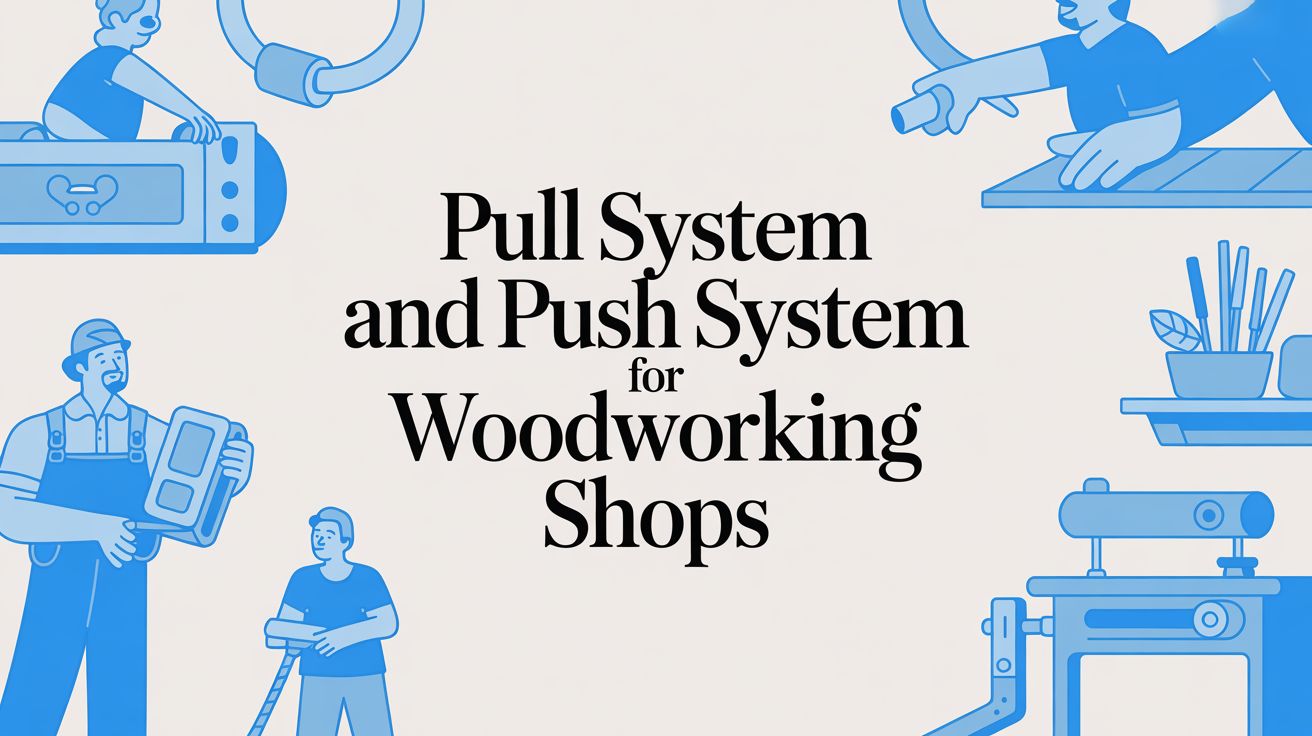 Pull System and Push System for Woodworking Shops