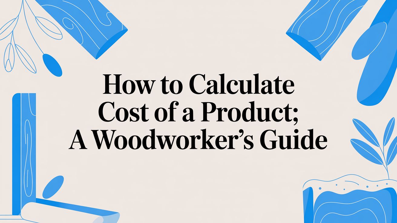 How to Calculate Cost of a Product: A Woodworker's Guide