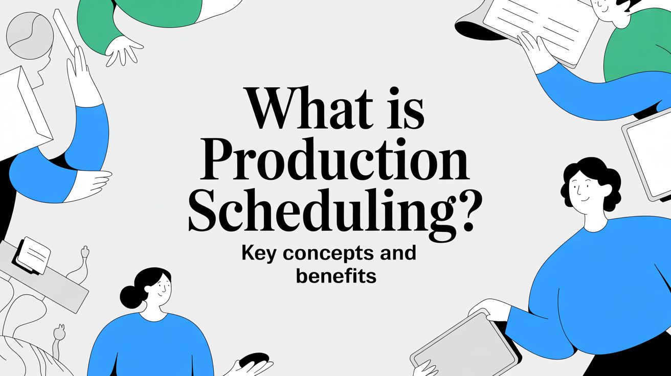 What is production scheduling? Planning and scheduling guide