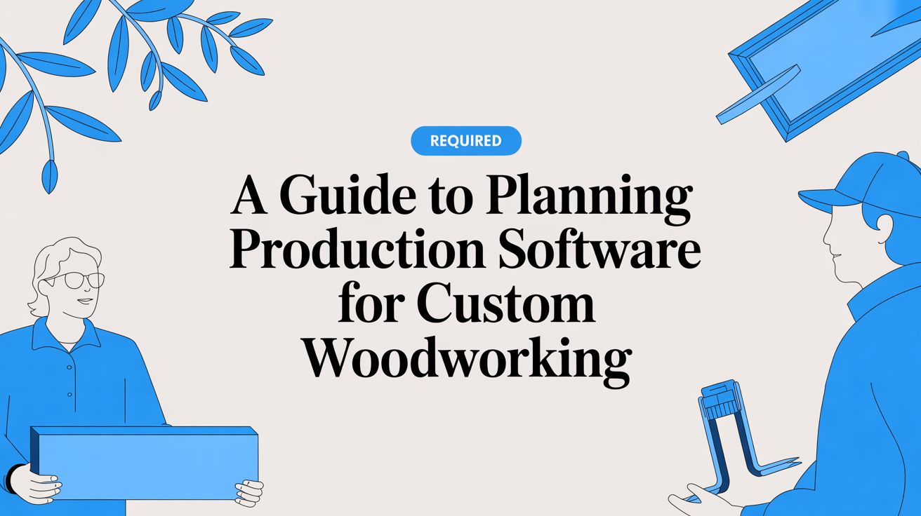 A Guide to Planning Production Software for Custom Woodworking