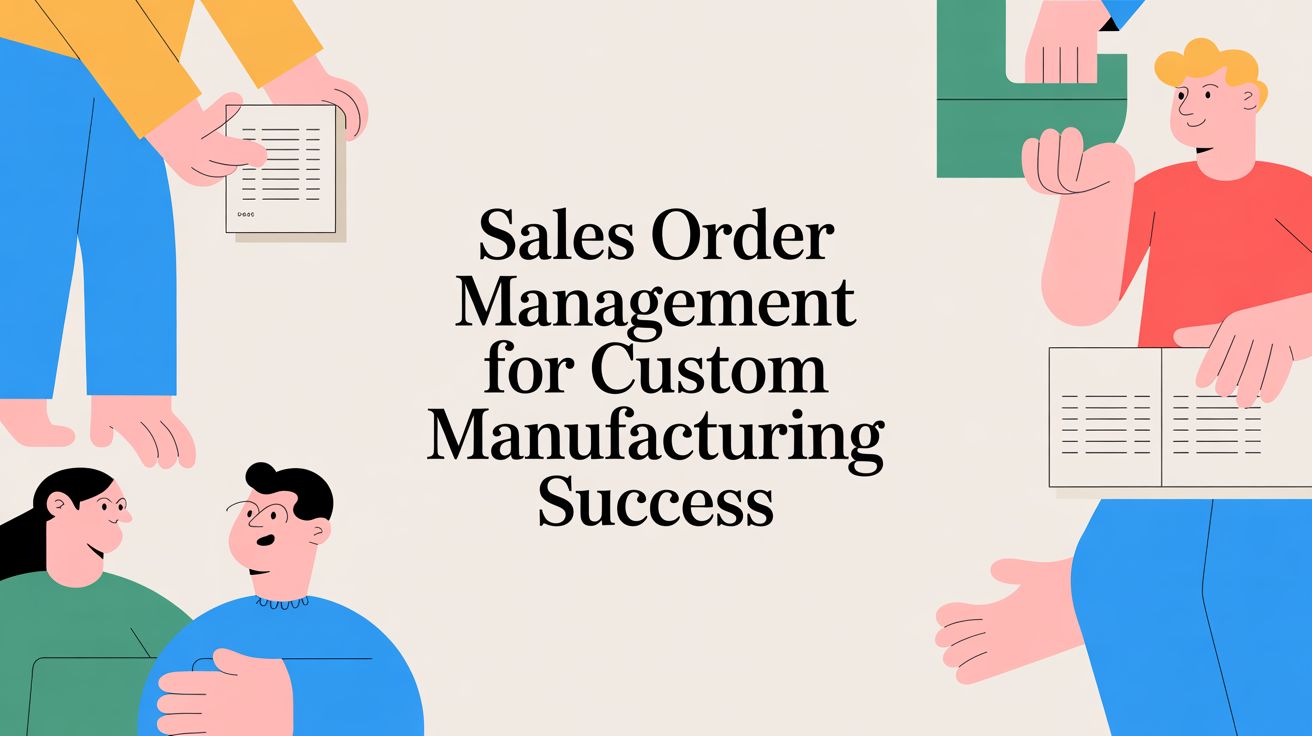 Sales Order Management for Custom Manufacturing Success