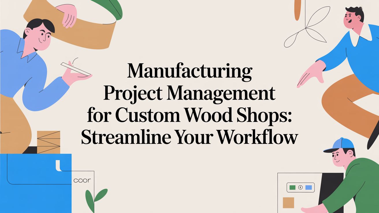Manufacturing Project Management for Custom Wood Shops: Streamline Your Workflow