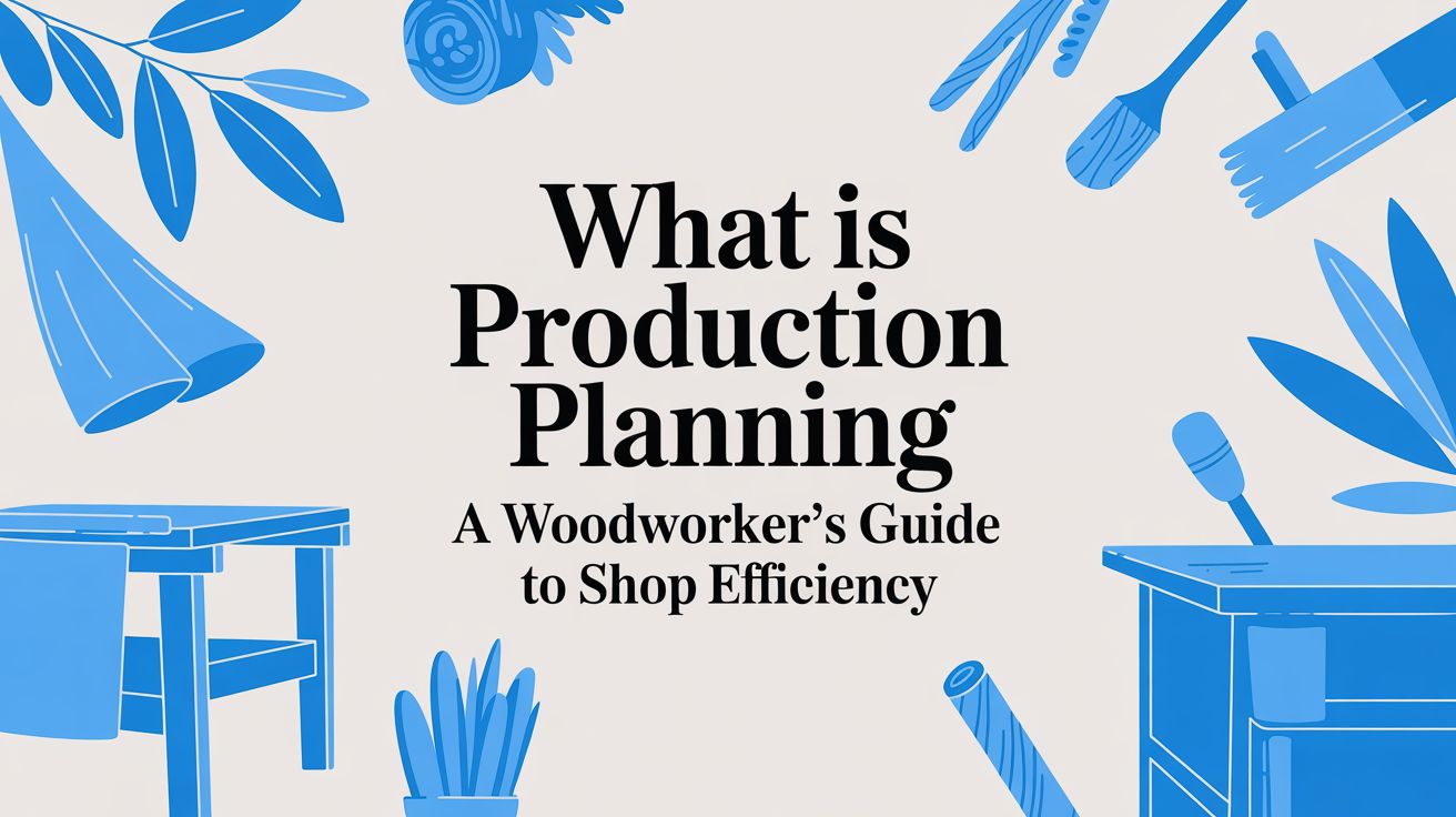 What Is Production Planning A Woodworker's Guide to Shop Efficiency