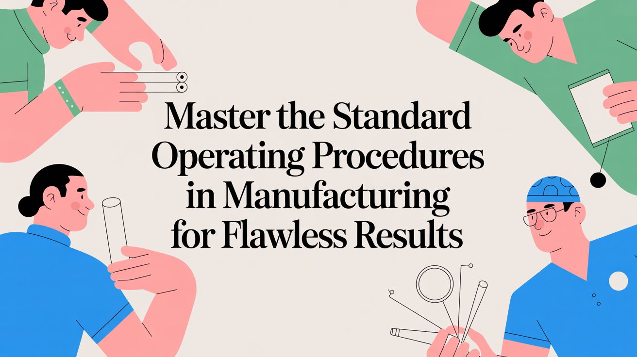 Master the standard operating procedure in manufacturing for flawless results