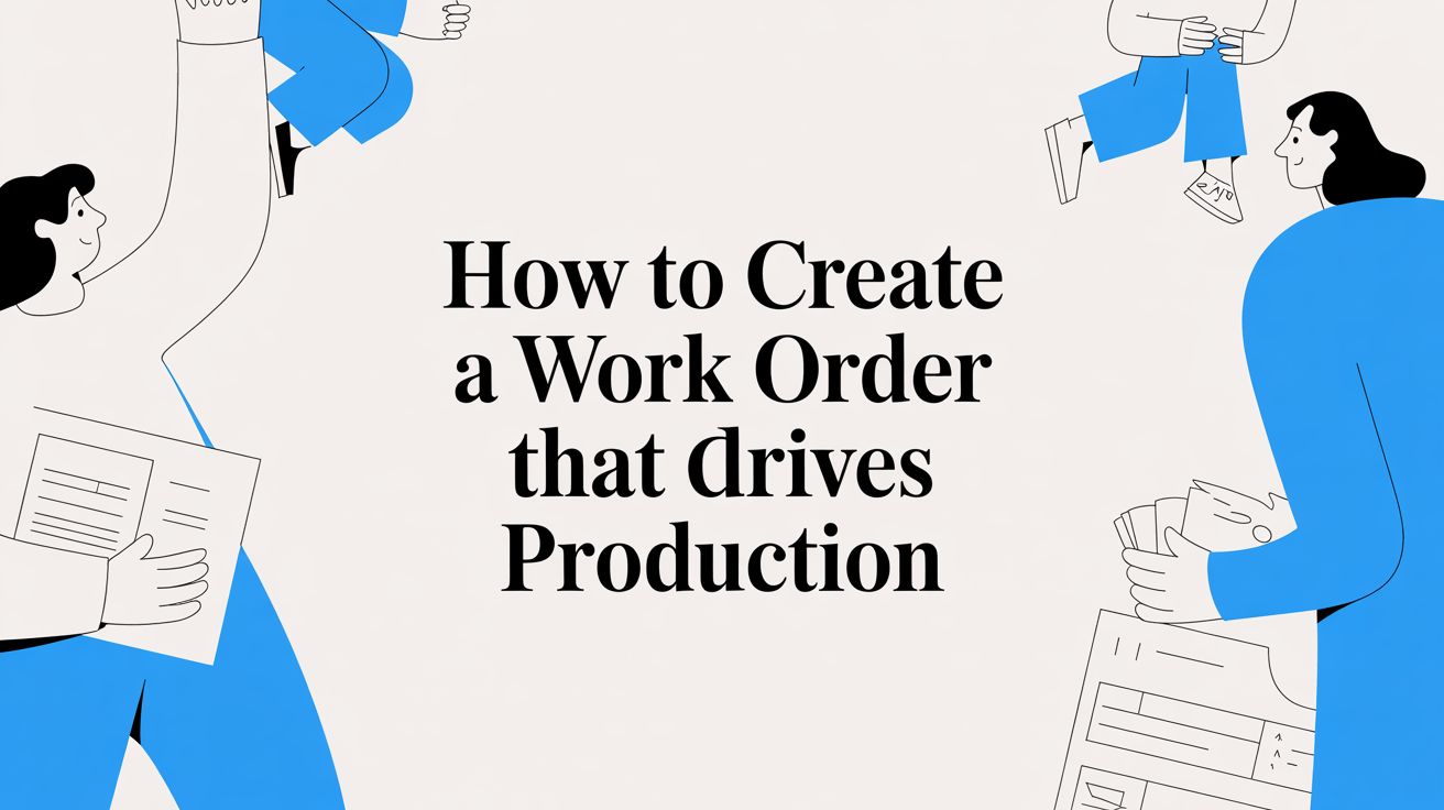How to Create a Work Order That Drives Production
