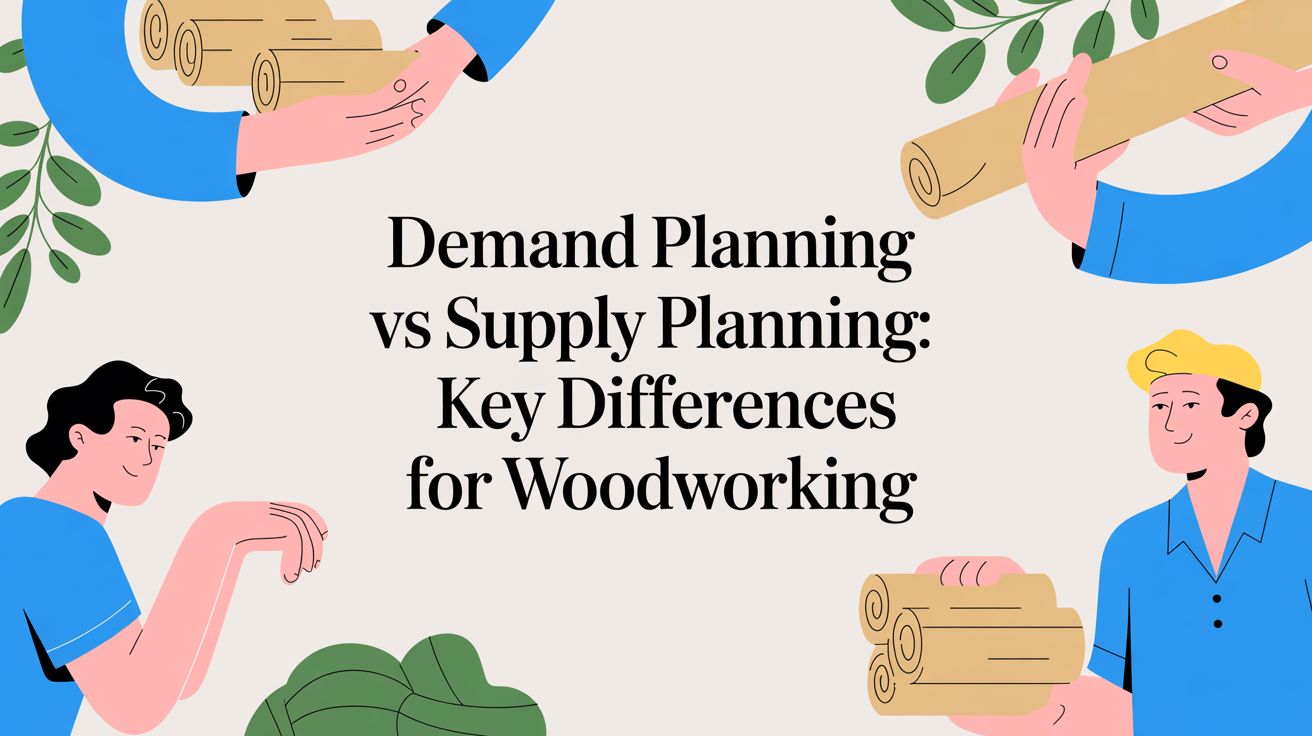 Demand Planning vs Supply Planning: Key Differences for Woodworking