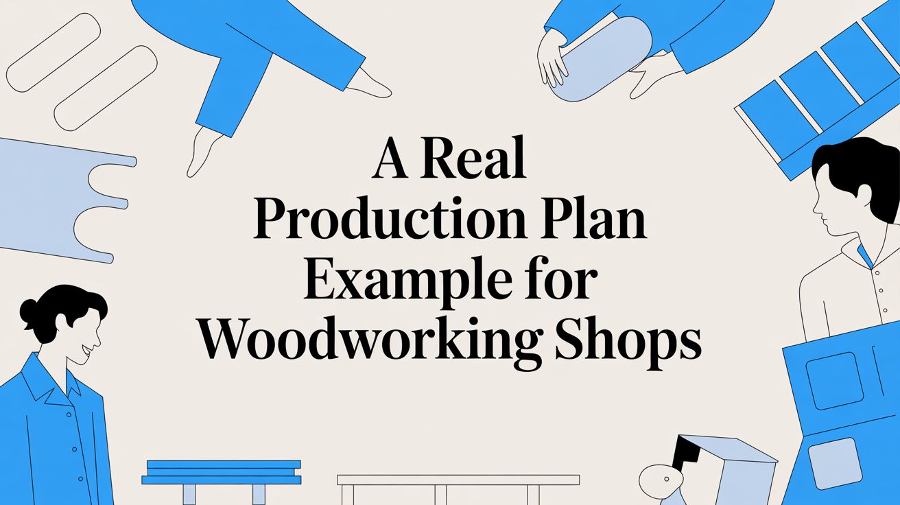 A Real Production Plan Example for Woodworking Shops