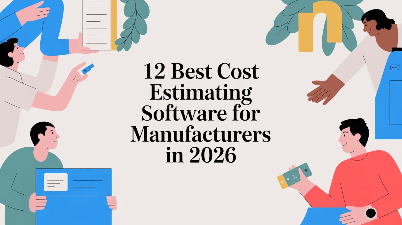 12 Best Cost Estimating Software for Manufacturers in 2026
