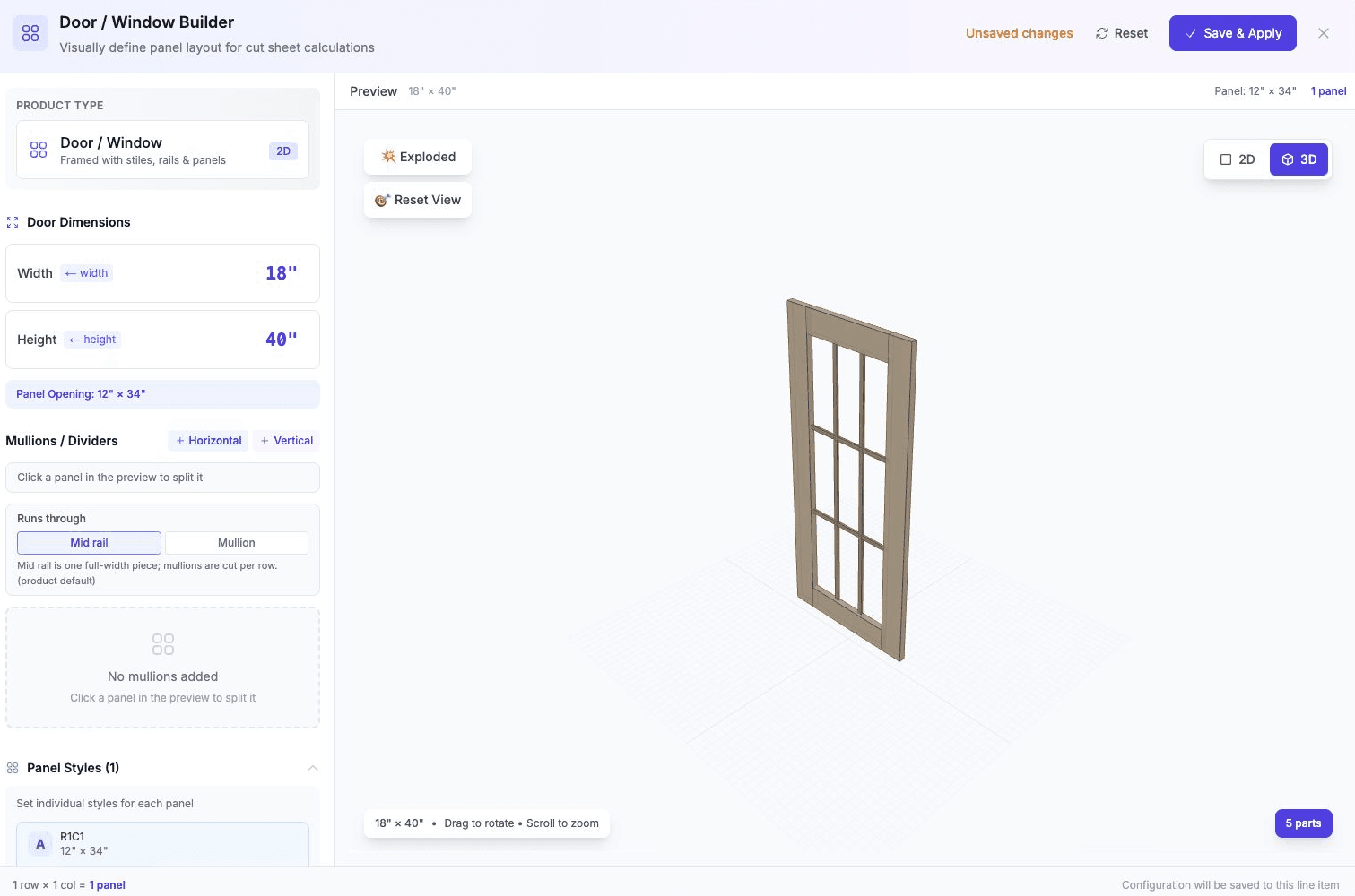 3d product configurator for manufacturing