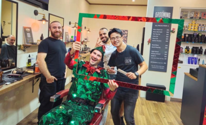 Grooming Room Barbershop: Christmas Cheer & New Year Vibes