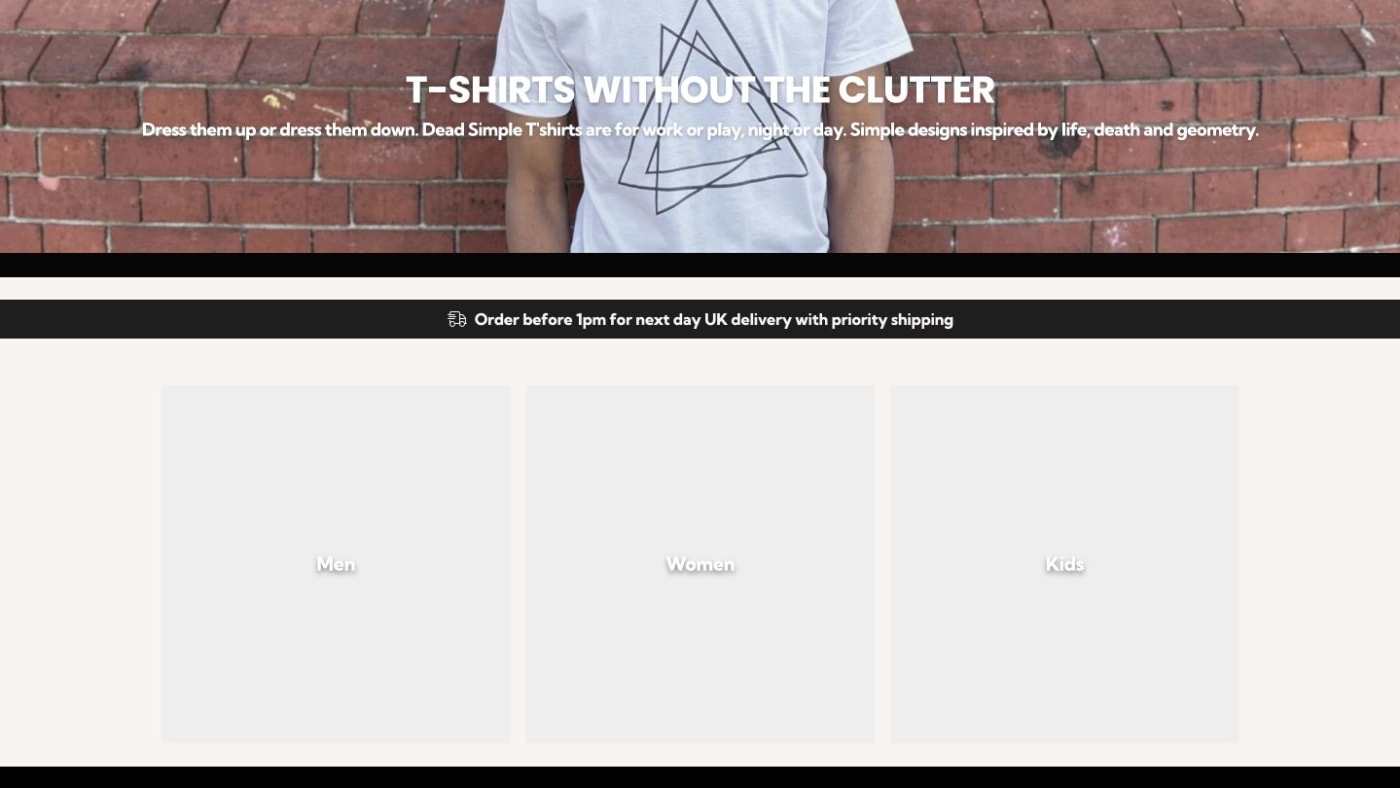 Dead Simple website screenshot