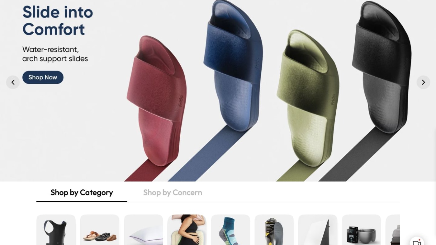 Frido website screenshot