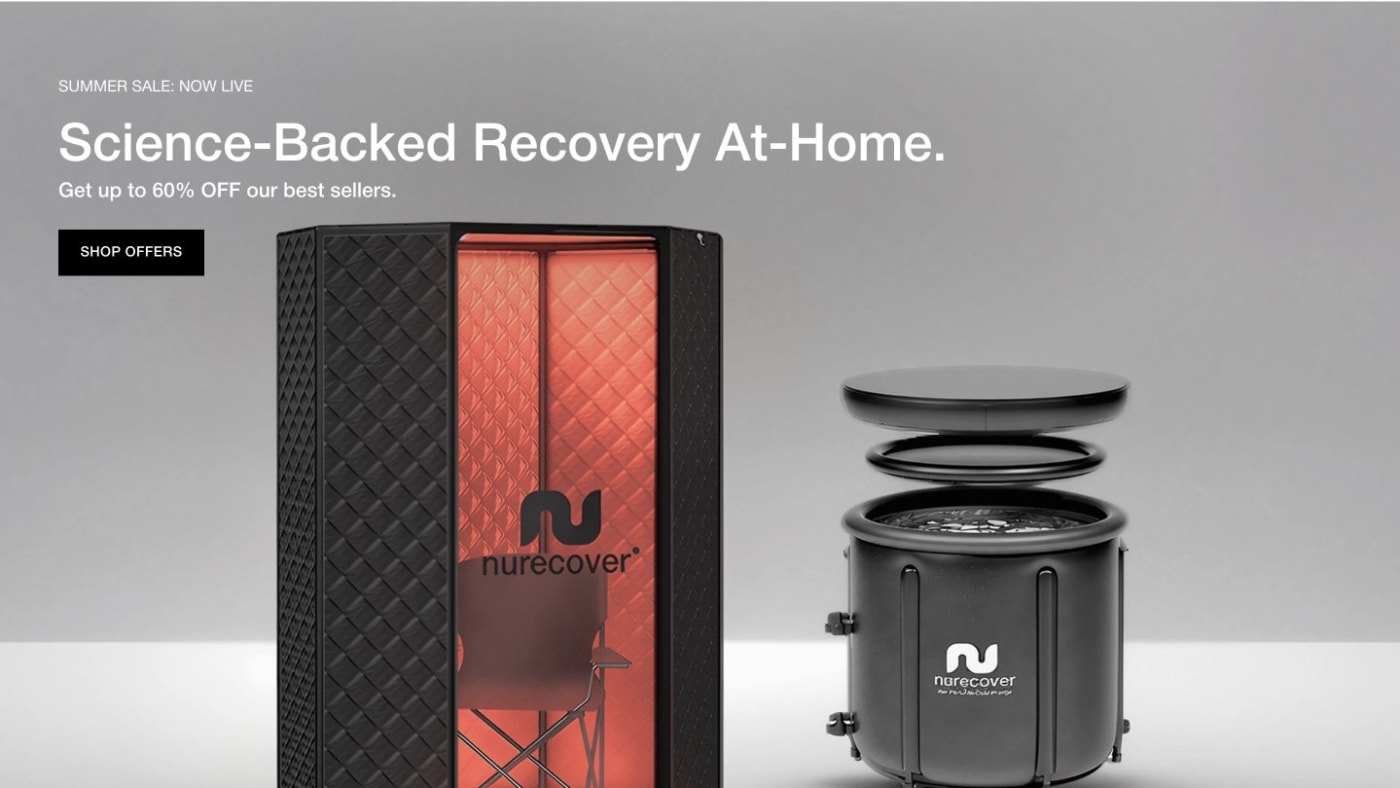 Nurecover website screenshot