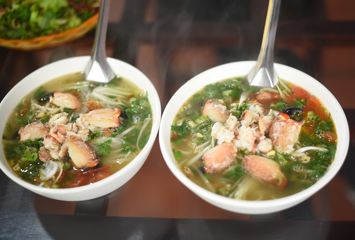 Món bún cù kỳ Quảng Ninh