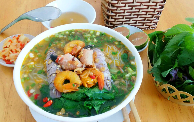 Món bún cù kỳ Quảng Ninh