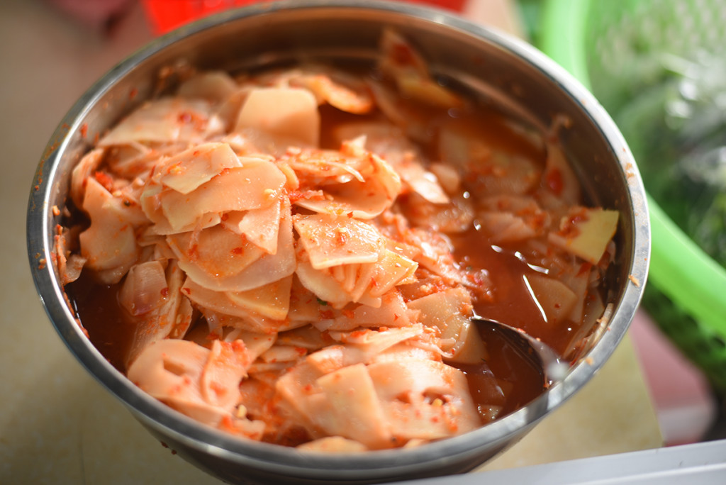 Món bún cù kỳ Quảng Ninh