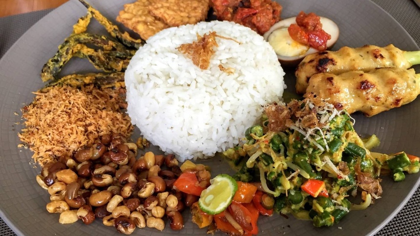 Nasi campur, Indonesia Nasi campur, Indonesia