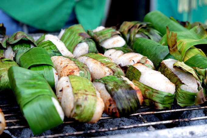 Chuối nếp nướng Chuối nếp nướng