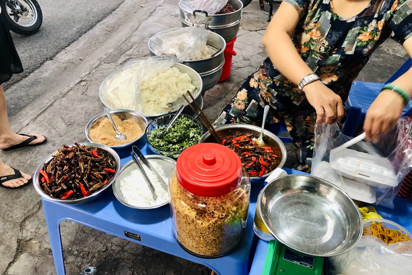 Xôi cá cơm ở Nha Trang Xôi cá cơm ở Nha Trang