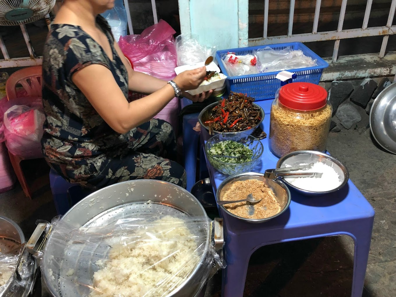 Xôi cá cơm ở Nha Trang Xôi cá cơm ở Nha Trang