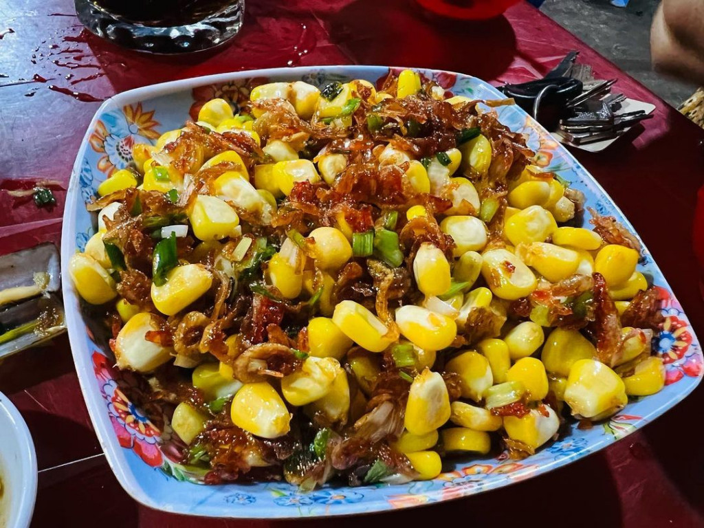 Bắp xào bơ Bắp xào bơ