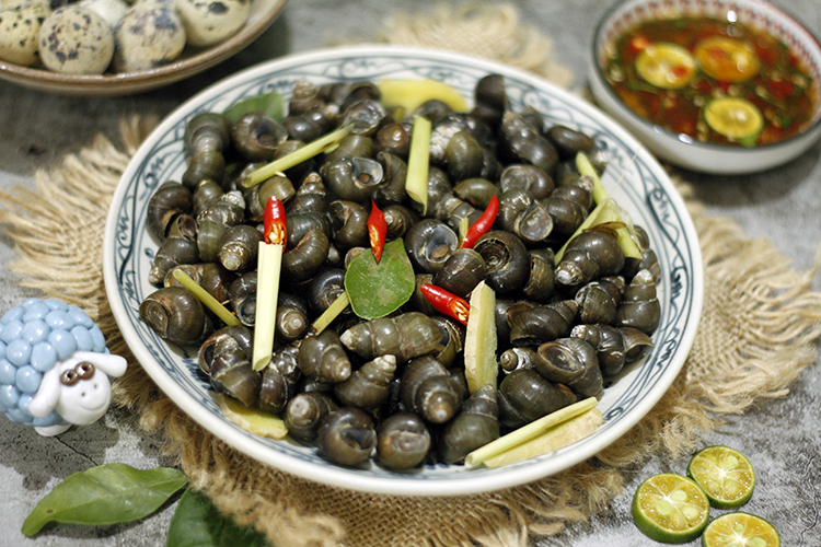 Ốc luộc Ốc luộc
