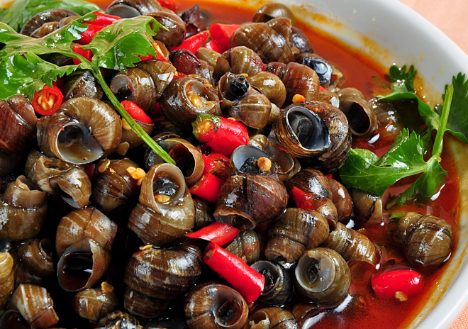 Ốc luộc Ốc luộc