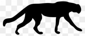 Pasadena Pumas Track Amp Field Club - Cheetah Silhouette [RU] - Transparent PNG Free Download