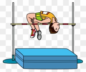 Track And Field Clipart - High Jump Clip Art - Transparent PNG Free Download
