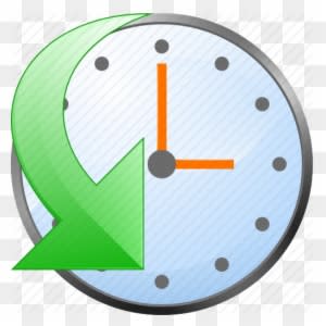 Track & Field Events - Clock Going Counter Clockwise - Transparent PNG Free Download