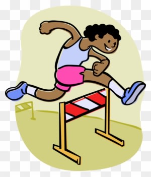 Vector Illustration Of Track And Field Athletic Sport - Clipart Athlete - Transparent PNG Free Download