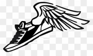 Track And Field Symbols - Athletes Run Black Round Car Magnet - Transparent PNG Free Download