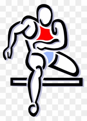 Vector Illustration Of Track And Field Athletic Sport - Vector Illustration Of Track And Field Athletic Sport - Transparent PNG Free Download