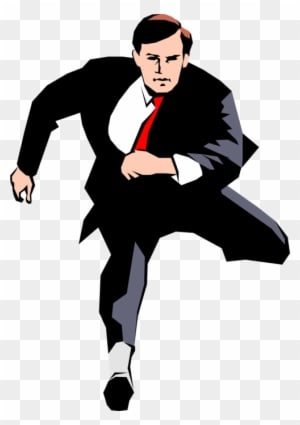 Vector Illustration Of Businessman Track And Field - Kung Fu [VI] - Transparent PNG Free Download