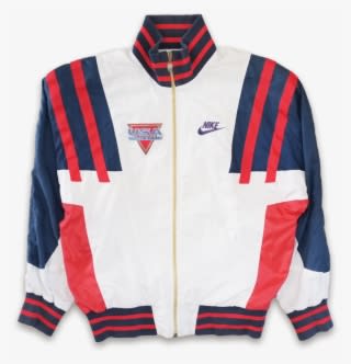 Rare 90s Nike Usa Track And Field Jacket - Nike Vintage Track Field Usa Jacket - Transparent PNG Free Download