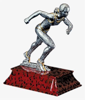 Elite Resin Trophy For Track & Field Events - Track Trophy - Female - 6 Resin Trophy - Transparent PNG Free Download