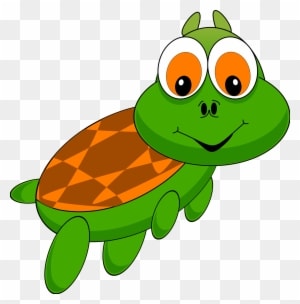 Cartoon Turtle With Red Hat - Moving Turtle Animation - Transparent PNG Free Download