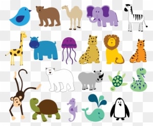 » Clip Art » Colorful Animals 815 X 315 Vfx - Animals Noahs Ark Wall Tapestry - Transparent PNG Free Download
